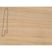 Плинтус шпонированный Педросс 80х16х2500 Дуб без покрытия