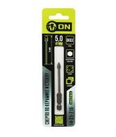 ON Сверло по керамике и стеклу твердосплавное, 5,0х75мм, шестигранный хвостовик