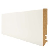 Плинтус МДФ под покраску HANNAHHOLZ AW 81401 белый 2400х81х16 мм