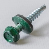 Саморез Yoko кровельный 4,8х35 мм RAL 6005 зеленый 250 шт/уп Саморез Yoko кровельный 4,8х35 мм RAL 6005 зеленый 250 шт/уп