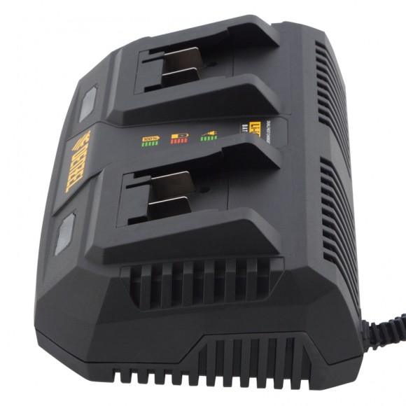 Устройство зарядное для аккумуляторов IBC-18-3.0-2, Li-Ion, 18В, 3.0 А, для двух батарей Denzel Устройство зарядное для аккумуляторов IBC-18-3.0-2, Li-Ion, 18В, 3.0 А, для двух батарей Denzel