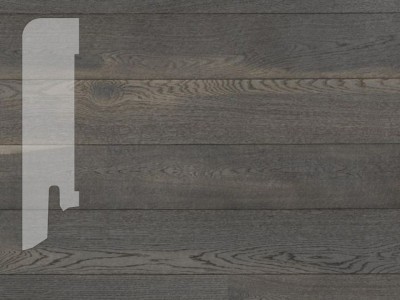 Плинтус шпонированный KARELIA Дуб Asphalt Grey 16х60х2500