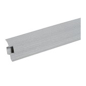 Плинтус Ideal Комфорт, с кабель-каналом, ясень сер., 55 мм х 2,5 м Плинтус Ideal Комфорт, с кабель-каналом, ясень сер., 55 мм х 2,5 м