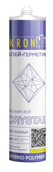 Клей-герметик на основе гибридных полимеров Crystal (прозрачный)