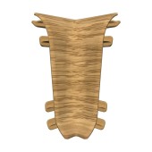 Угол внутренний Ideal Комфорт, дуб темный, 55 мм (20 шт.) Угол внутренний Ideal Комфорт, дуб темный, 55 мм (20 шт.)