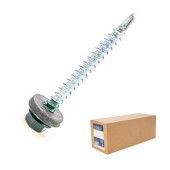 Саморез Yoko кровельный 4,8х50 мм RAL 6005 зеленый 150 шт/уп Саморез Yoko кровельный 4,8х50 мм RAL 6005 зеленый 150 шт/уп