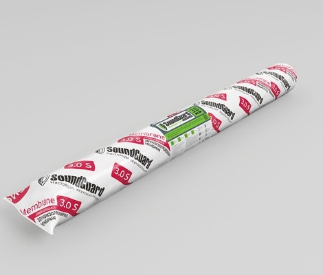 Звукоизоляционная мембрана SoundGuard Membrane 3.0 S.,2500x1200x3 мм.,3м2