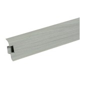 Плинтус Ideal Комфорт, с кабель-каналом, палисандр сер., 55 мм х 2,5 м Плинтус Ideal Комфорт, с кабель-каналом, палисандр сер., 55 мм х 2,5 м