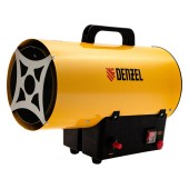 Газовая тепловая пушка GHG-10, 10 кВт, 300 м3/ч, пропан-бутан Denzel Газовая тепловая пушка GHG-10, 10 кВт, 300 м3/ч, пропан-бутан Denzel