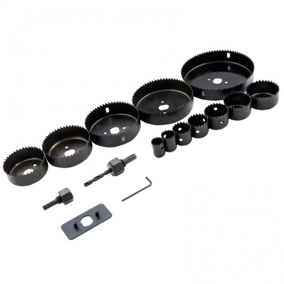 Набор кольцевых пил по дереву, 19-127 мм, 12 предметов Matrix Набор кольцевых пил по дереву, 19-127 мм, 12 предметов Matrix