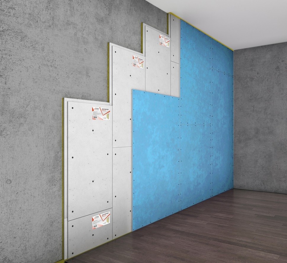 Купить панель звукоизоляционная acousticgyps basic 70 1200x600x70 мм в ...