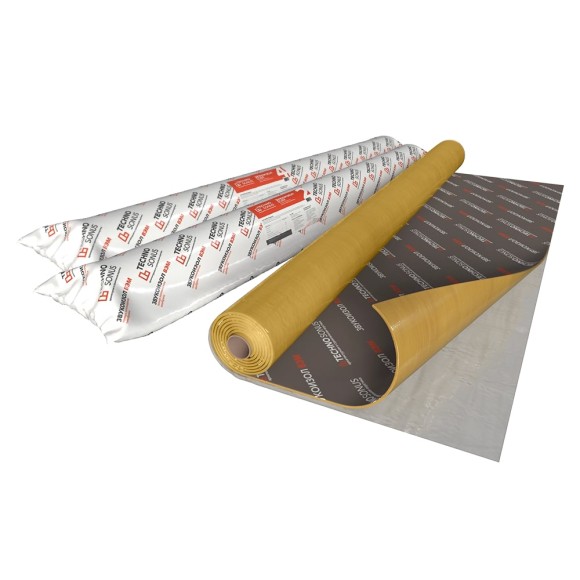 Материал звукоизоляционный Звукоизол ВЭМ 2 смк 2500х1200х2 мм