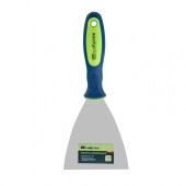 Шпательная лопатка из нержавеющей стали, 100 мм, двухкомпонентная ручка Сибртех Шпательная лопатка из нержавеющей стали, 100 мм, двухкомпонентная ручка Сибртех