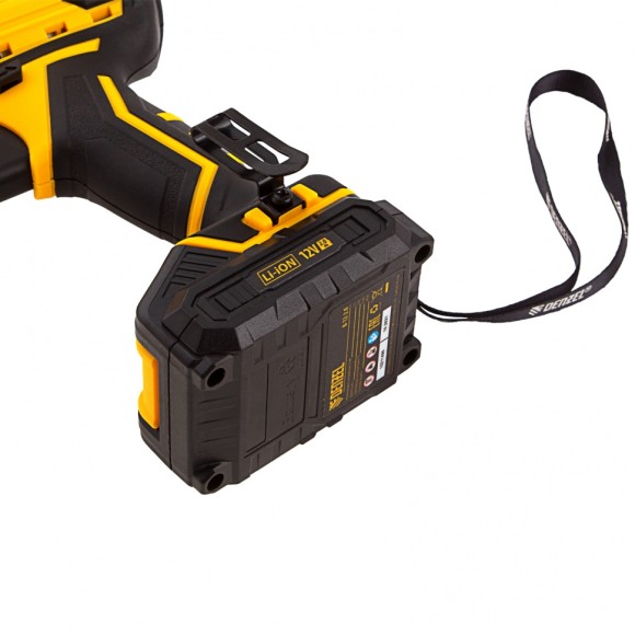 Дрель-шуруповерт аккумуляторная CDL-12-01CB, Li-Ion, 12 В, 1 акк.// Denzel Дрель-шуруповерт аккумуляторная CDL-12-01CB, Li-Ion, 12 В, 1 акк.// Denzel