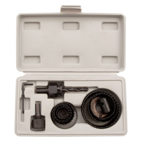 Набор кольцевых пил по дереву, 19-64 мм, 11 предметов Matrix Набор кольцевых пил по дереву, 19-64 мм, 11 предметов Matrix