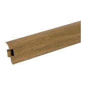 Плинтус Ideal Комфорт, с кабель-каналом, сантал, 55 мм х 2,5 м Плинтус Ideal Комфорт, с кабель-каналом, сантал, 55 мм х 2,5 м