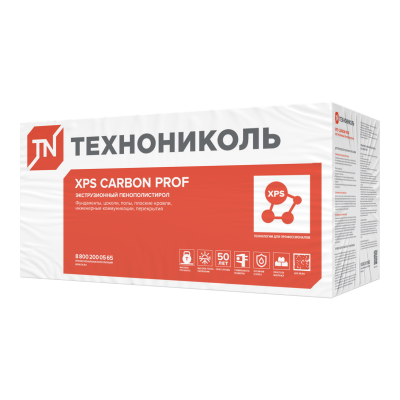 XPS ТЕХНОНИКОЛЬ CARBON PROF 1180х580х30