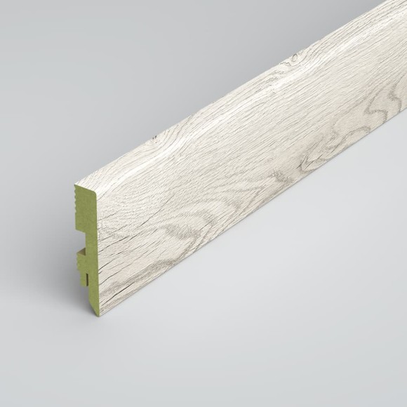 Плинтус МДФ ламинированный водостойкий Green Prestige Дуб Лагун 80x16x2000 мм