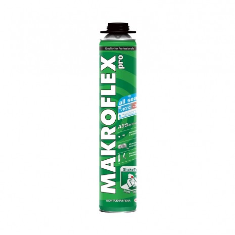 Пена монтажная проф. Makroflex ShakeTec Pro всесезонная, 0,75 л