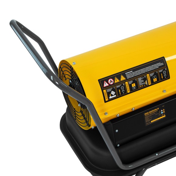 Дизельная тепловая пушка DHG-50, 50 кВт, 1100 м3/ч, прямой нагрев Denzel