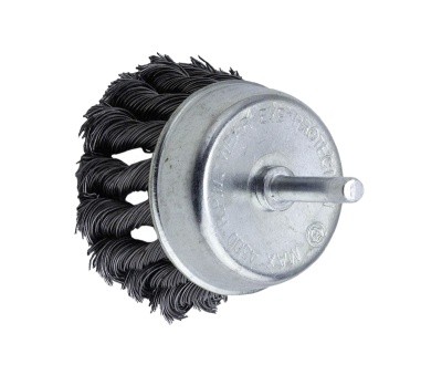 ON Щетка металл. со шпилькой для дрели 75 мм (крученая чашка) ON Щетка металл. со шпилькой для дрели 75 мм (крученая чашка)