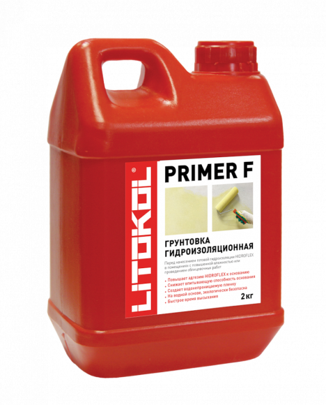 Грунтовка Litokol PRIMER F-м 2 л/канистра