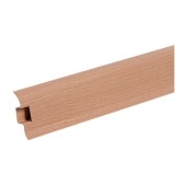 Плинтус Ideal Комфорт, с кабель-каналом, вишня темная, 55 мм х 2,5 м Плинтус Ideal Комфорт, с кабель-каналом, вишня темная, 55 мм х 2,5 м