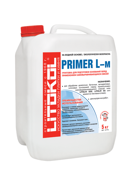 Грунтовка Litokol PRIMER L-м 5 л/канистра