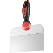 Шпатель фасадный из нержавеющей стали, 300 мм, двухкомпонентная ручка, широкое полотно Matrix Шпатель фасадный из нержавеющей стали, 300 мм, двухкомпонентная ручка, широкое полотно Matrix