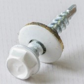 Саморез кровельный 4,8х29 RAL 9003 белый KRcwZD Yoko Саморез кровельный 4,8х29 RAL 9003 белый KRcwZD Yoko