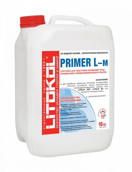 Грунтовка Litokol PRIMER L-м 10 л/канистра