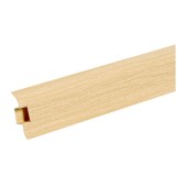 Плинтус Ideal Комфорт, с кабель-каналом, бук свет., 55 мм х 2,5 м Плинтус Ideal Комфорт, с кабель-каналом, бук свет., 55 мм х 2,5 м