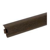 Плинтус Ideal Комфорт, с кабель-каналом, венге, 55 мм х 2,5 м Плинтус Ideal Комфорт, с кабель-каналом, венге, 55 мм х 2,5 м