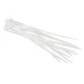 Хомут-стяжка 3х150 мм белый 100 шт. Хомут-стяжка 3х150 мм белый 100 шт.