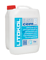 Гидроизоляционный состав LITOKOL ELASTOCEM (А+B) компонент В (канистра 8 кг)