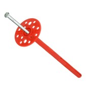 Дюбель-гвоздь для изоляции 10х220 мм (25 шт) с металлическим гвоздем Дюбель-гвоздь для изоляции 10х220 мм (25 шт) с металлическим гвоздем