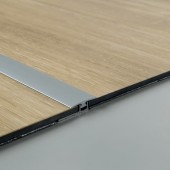 Алюминиевый соединительный профиль для Pergo Vinyl Click 7x24x2000 мм PGVEXPSILV