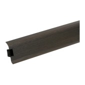 Плинтус Ideal Комфорт, с кабель-каналом, венге черный, 55 мм х 2,5 м Плинтус Ideal Комфорт, с кабель-каналом, венге черный, 55 мм х 2,5 м