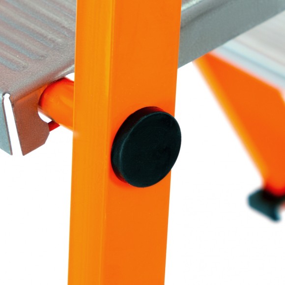 Стремянка, 5 ступеней, стальной профиль, ступени сталь, оранжевая, Россия, Сибртех Стремянка, 5 ступеней, стальной профиль, ступени сталь, оранжевая, Россия, Сибртех