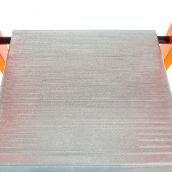 Стремянка, 5 ступеней, стальной профиль, ступени сталь, оранжевая, Россия, Сибртех Стремянка, 5 ступеней, стальной профиль, ступени сталь, оранжевая, Россия, Сибртех