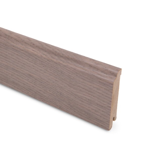 Плинтус шпонированный Lab Arte Oak Silver 80х15х2500