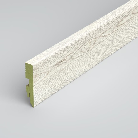 Плинтус МДФ ламинированный водостойкий Green Prestige Дуб Асал 80x16x2000 мм