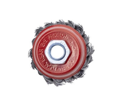 ON Щетка металл. для УШМ 150мм/М14 крученая (чашка) ON Щетка металл. для УШМ 150мм/М14 крученая (чашка)