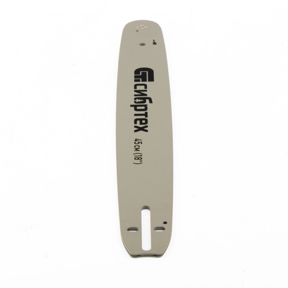 Шина для бензопилы ПЦБ-5245, длина 45 см (18"), шаг 0.325", паз 1.5 мм, 72 звена Сибртех