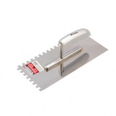 Гладилка из нержавеющей стали, 280 x 130 мм, деревянная ручка, зуб 8 x 8 мм Matrix Гладилка из нержавеющей стали, 280 x 130 мм, деревянная ручка, зуб 8 x 8 мм Matrix