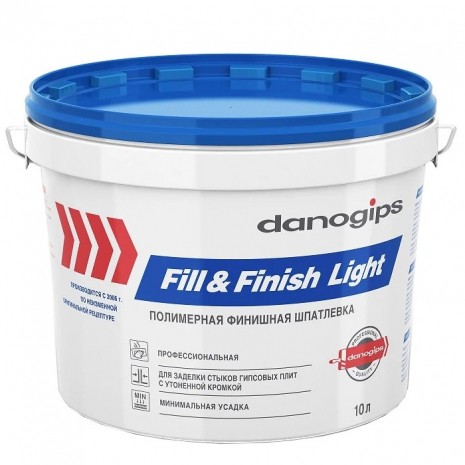 Шпатлевка Danogips Fill&Finish Light 10 л