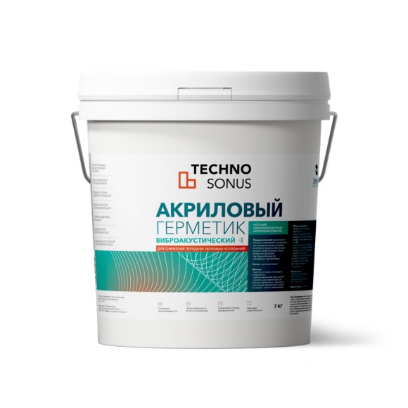 Герметик Сонетик  акриловый 7кг/5л