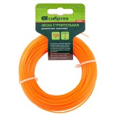 Леска строительная, 100 м, D 1 мм, цвет оранжевый Сибртех Леска строительная, 100 м, D 1 мм, цвет оранжевый Сибртех