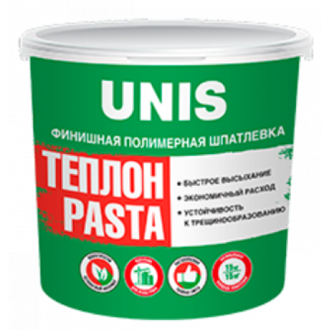 UNIS Pasta Теплон шпатлевка полимерная готовая 15кг