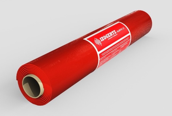 Звукоизоляционная мембрана Izogertz Elastic 3,7 (2500х1200х3,7мм, 3м2)